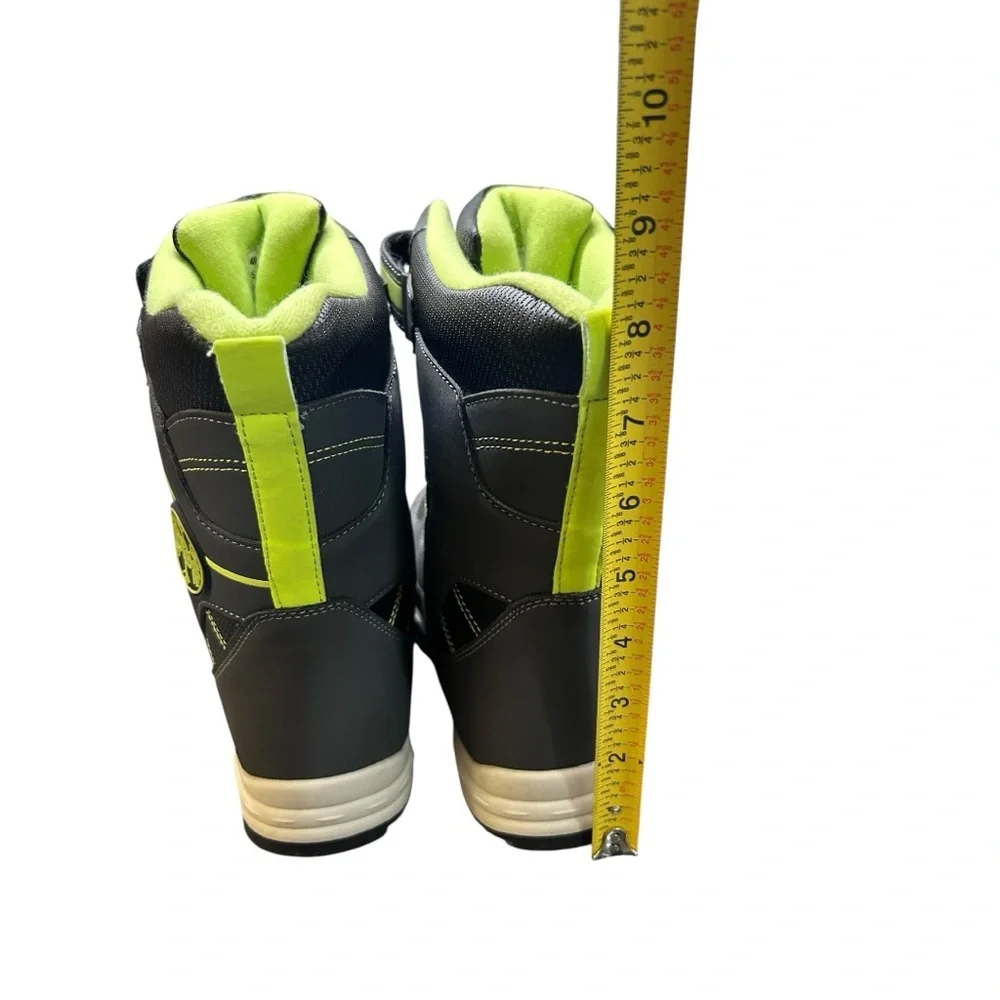 Totes Snow Boots | Women’s Size 8 | Black & Neon Gree - Picture 8 of 10